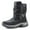 Black_HL, variant on Stepedia Men's Snow Boots Warm Insulated Faux Fur Lined Mid Calf Waterproof Winter Shoes, Black