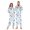 W332, variant on joogoo Mermaid Dolphins Coral Unisex Adults Onesies Pajamas Jumpsuits L