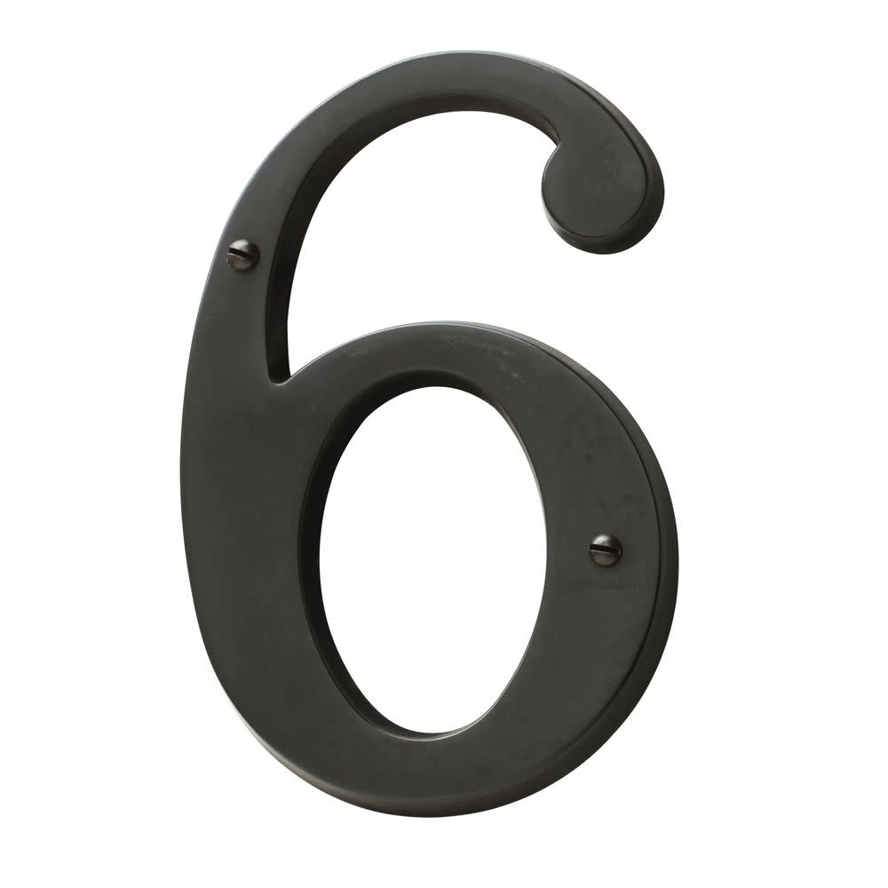 5 in. Oil-Rubbed Bronze House Number 6