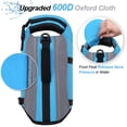 thumbnail image 3 of VIVAGLORY Dog Life Jacket Vest for Swimming, with Front Float, Blue, XSmall, 3 of 6