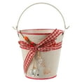thumbnail image 1 of 1Pc Decorative Iron Flowerpot Bucket Creative Flower Holder Home Adornment Prop, 1 of 8