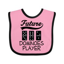 Inktastic Future Dominoes Player Game Boys or Girls Baby Bib