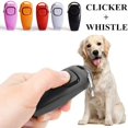 thumbnail image 2 of Clicker 2 en 1 para perro y mascota, silbato de entrenamiento para dejar de ladrar, herramienta de ayuda de entrenamiento con llavero, suministros para mascotas, 2 of 4