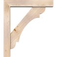 thumbnail image 3 of Ekena Millwork 7 1/2"W x 42"D x 48"H Olympic Block Smooth Bracket w/ Offset Brace, Douglas Fir, 3 of 25