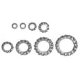 thumbnail image 1 of 300 Pcs Ensemble de Rondelles en Acier Inoxydable 304 pour Prise Serrée 8 Tailles Rangement Portable Résistant à l'Usure avec Clip de Roulement, 1 of 7