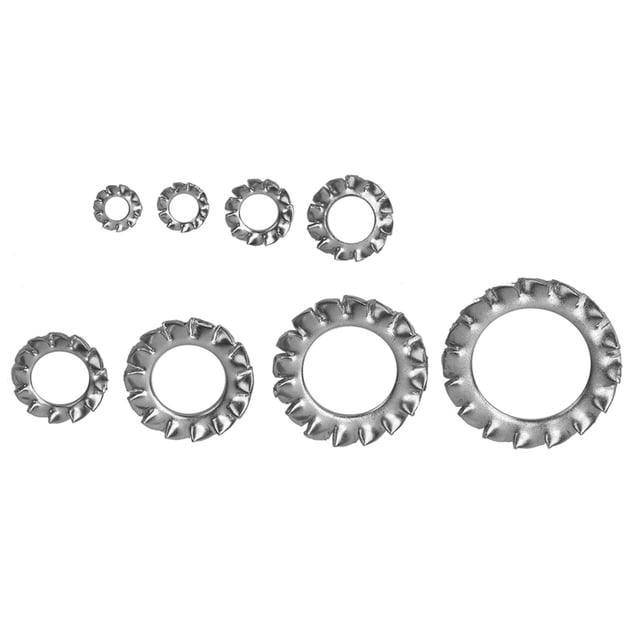 300 Pcs Ensemble de Rondelles en Acier Inoxydable 304 pour Prise Serrée 8 Tailles Rangement Portable Résistant à l'Usure avec Clip de Roulement