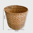 thumbnail image 2 of Cesto redondo de fibra natural para basura, cubre maceta o para almacenar, 2 of 4