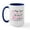 White/Navy Inside, variant on CafePress - Hope Pray Wear Pink Breast Cancer Large Mug - 15 oz Ceramic Large White Novelty Mug