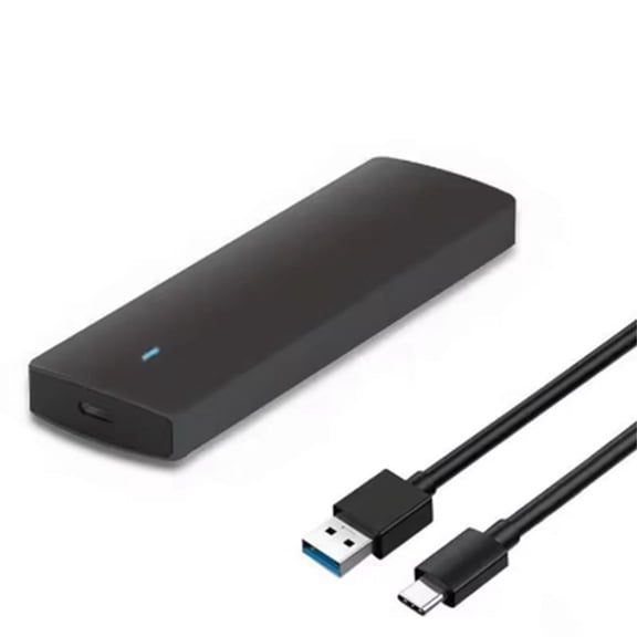 M.2 SSD Enclosure Adapter USB 3.1 Gen1 5Gbps Tool Free Enclosure for B-Key B+M Key NGFF SSD,1 x M.2 SSD Enclosure Adapter,Black
