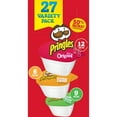 thumbnail image 4 of Pringles Original, Sour Cream & Onion, & Cheddar Cheese Potato Crisps Variety Pack 50% More, 27 Count, 4 of 5
