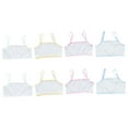 thumbnail image 1 of Minnieouse 8 piezas de sujetadores elásticos de algodón con correa para el hombro para mujer, Bralettes para chicas escolares, sujetadores para Ropa interior, 1 of 6
