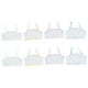 thumbnail image 1 of Paquete de 8 sujetadores Qarigey Bralettes transpirables para mujer, 1 of 6