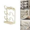 thumbnail image 2 of zhangmingg U Shaped Kitchen Counter Lid Organizer Rack with Removable Tray Steel Spoon Stand Holder for Efficient Cooking Space, 2 of 7