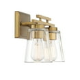 thumbnail image 5 of Elegant Calhoun Vanity Light in Warm Brass, 5 of 5