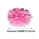 thumbnail image 5 of Pantalla de lámpara de plumas artificiales, pantalla de lámpara colgante para lámpara de mesa con bombilla E27 Rosa, 5 of 6