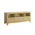 thumbnail image 5 of FESTIVO 55-inch Rustic Wood TV Stand with Wicker Door Design for TVs up to 65" Beige Traditional, Classic Entertainment Center, TV Stands, 5 of 5