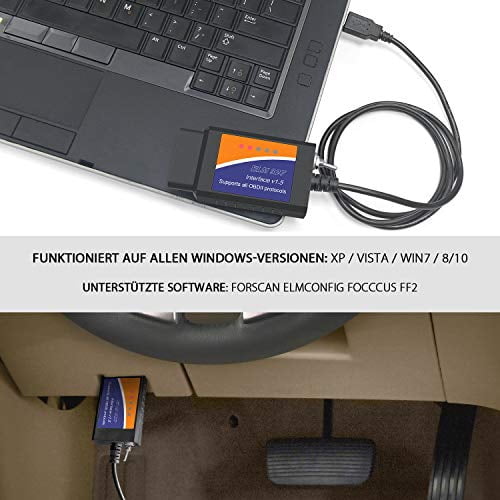 Modified ELM327 USB with HS/MS Switch for Ford Elmconfig Focccus Forscan Focus 
