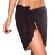 thumbnail image 5 of Pareos de bikini de gasa livianos y con protección solar Faldas playeras elegantes en blanco y negro, 5 of 8