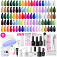 thumbnail image 1 of Kit de esmaltes de uñas en gel Beetles Winter Gel con luz UV, 85 unidades, 1 of 6