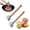 2pcs, variant on ABPETE 304 Stainless Steel Meat Chopper, 6 Blade Ground Beef Masher with Wooden Handle, Ground Beef chopper tool, Suitable For Making Ground meat, Mashed potatoes, Jam and more (1pc)