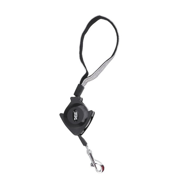 Chien chien Chiot Chat Automatique Rétractable Laisse Corde de Traction Télescopique Taille L (Noir)