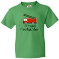 thumbnail image 3 of Inktastic Ladder Truck Future Firefighter Youth T-Shirt, 3 of 5
