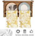 thumbnail image 5 of Yellow Monstera Deliciosa Kitchen Towels Set of 4, Summer Botanical Tropical Absorbent Dish Towels for Kitchen, Microfiber Hand Towel, Quick Drying Tea Towel for Cleaning Decorative Dishcloths, 5 of 7