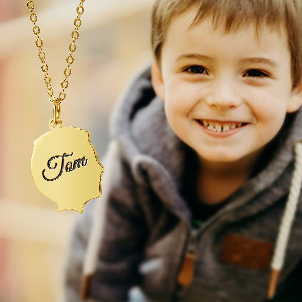 Baby Boy Personalized Necklace For Kids Name Necklace Kids