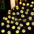 thumbnail image 2 of Led bola de cristal lámpara Solar alimentada guirnaldas de luces Led guirnaldas solares jardín decoración navideña para exteriores, 2 of 3