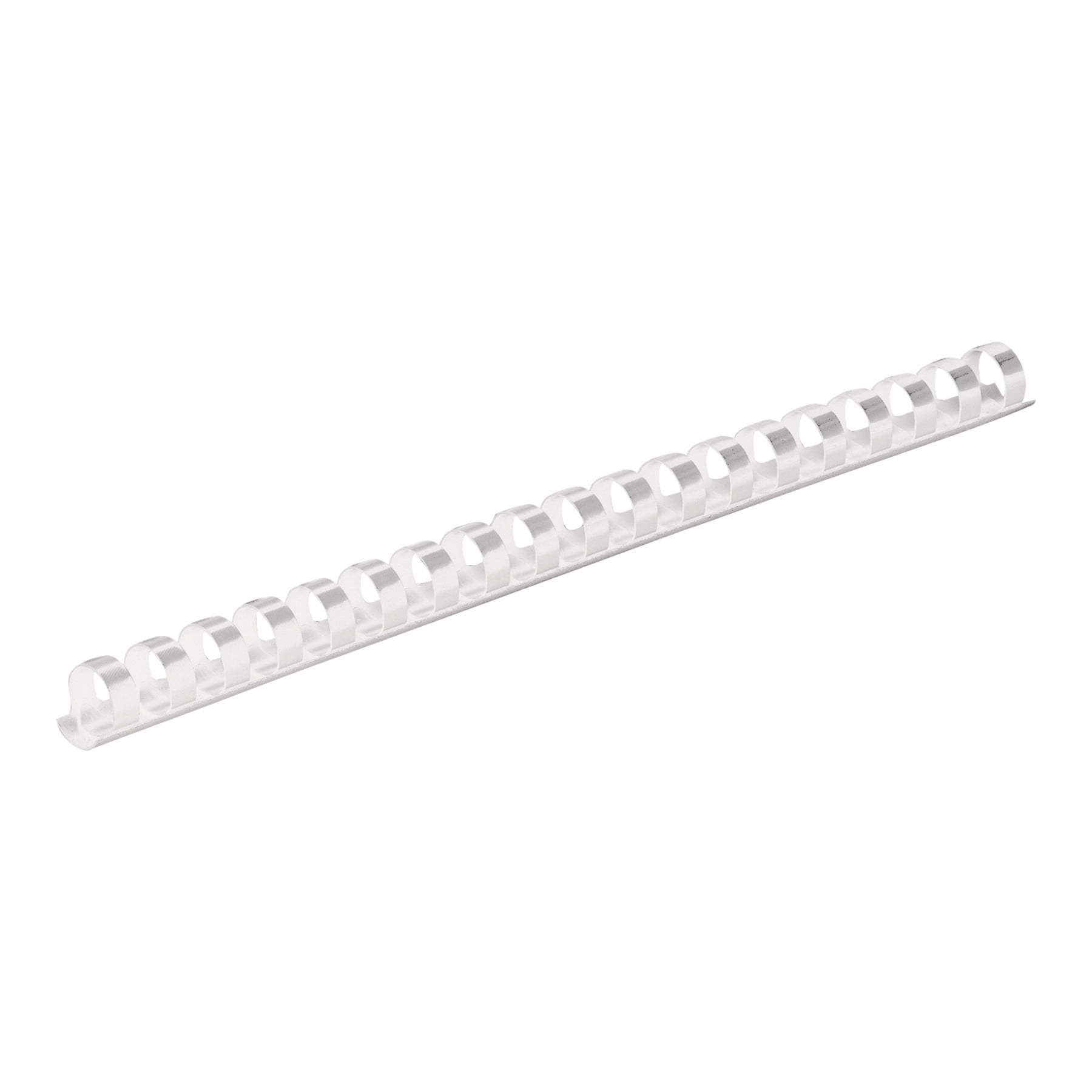 3/8 Inch Diameter 100 P White Fellowes Plastic Comb Binding Spines 55 Sheets