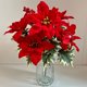 thumbnail image 4 of Ramo de Navidad de 7 Tenedores con Borde de Franela, Flores Artificiales, Decoración Navideña, Plantas En Maceta, Adornos Navideños., 4 of 6