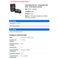 thumbnail image 2 of Front Brake Pad Set - Compatible with 2003 - 2010 Subaru Forester 2004 2005 2006 2007 2008 2009, 2 of 2