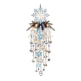 thumbnail image 2 of Crystal Cascade Christmas Light, Hanging Snowflake & Crystal LED Porch Decor, Christmas Hanging Decoration, for Porch & Window, Crystal Pendant(A), 2 of 7