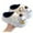 C122/White, variant on XIYON Toddler Slippers Boys Girls Winter Warm Shoes For Kids Cozy Indoor Outdoor Soft Lined Children's Booties With Heel Cover 25