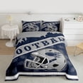 thumbnail image 2 of jejeloiu Rugby Game Gaming Twin Comforter Sets,Kids Football Sport Bedding Set For Teens Reversible 2 Pieces, 2 of 8