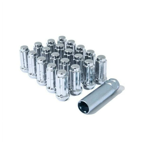 Gorilla Automotive 5Lug 1/2 SPLINE WIK TRUCK CHR SD Spline Lug Nut Install Kit, K5TS-00012GR