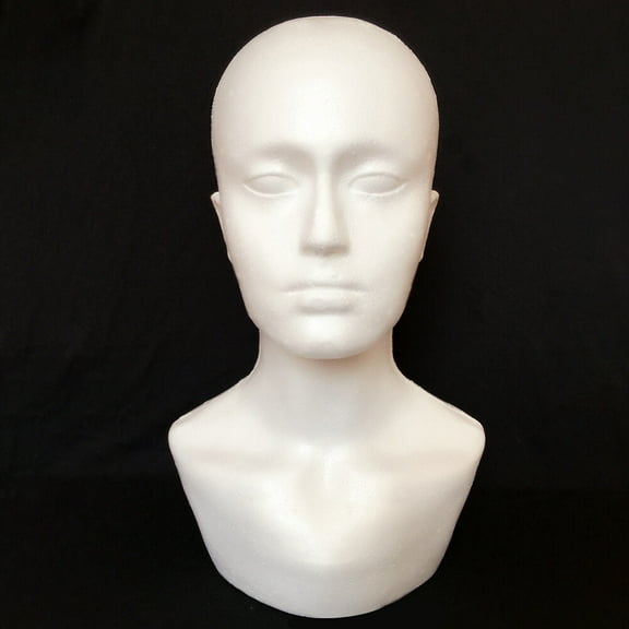 SKISUNO 1Set Mannequin Head for Display and Modeling with Hat Stands for Display 38x24x21cm