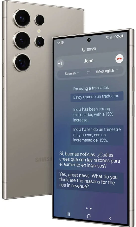 Unlocked for All Carriers Samsung Galaxy S24 Ultra 5G SM-S928 Cell Phone 256GB 12GB RAM Titanium Violet