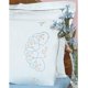 Jack Dempsey Kit Per Federe Ricamo Con Bordo In Pizzo Bianco, Scritte Love You Love You More, Cotone/Poliestere, Fatto In USA - 3