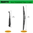 thumbnail image 3 of shiyou-Rear Windshield Wiper Arm Blade Set Replacement for Dodge Grand Caravan 2008-2019, Chrysler Town & Country 2008-2016, Rear Windshield Wiper Blade Arm Kit Replace 68078306AA, 68058372AA, 3 of 4