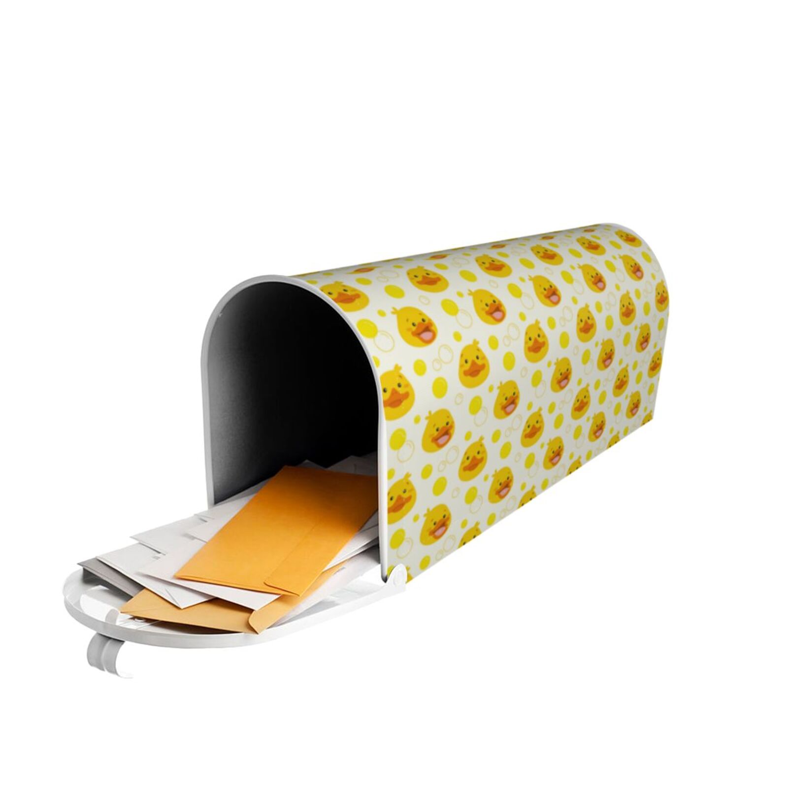 Logiee Ducky Cartoon Print Post Letter Box Wrap Decor, Mailbox Cover Suitable for Standard Mailbox and Large Size Mailbox,Outdoor Yard Decoration-21x18 in