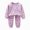 G901-Purple, variant on HFHAPW Little Girl Boys Pajamas Sets Baby Girl Boy 2Pcs Pjs Kids Long Sleeve Sleepwear