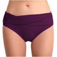 thumbnail image 1 of SURJDE Women's Bathing Suit Bottoms Full Coverage Ruched Bikini Tankini Bottom Swimsuit Brief, 1 of 3