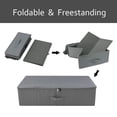 thumbnail image 4 of iwill CREATE PRO Contenedor de almacenamiento debajo de la cama Caja organizadora de almacenamiento de zapatos debajo de la cama con tapa gris oscuro, 4 of 5