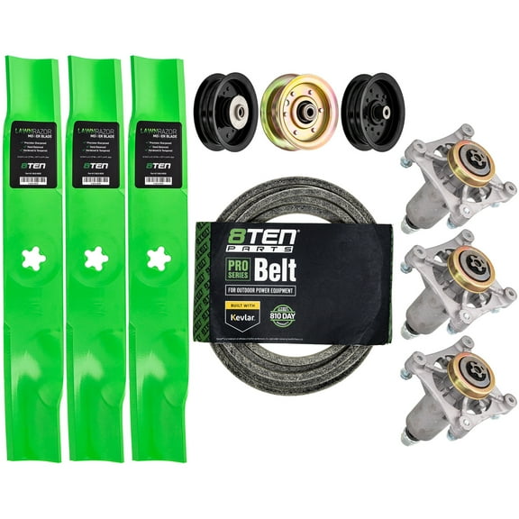 8TEN Blade Spindle Belt Idler Kit for Husqvarna 48 inch YTH 2448 MK1005409