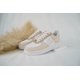 thumbnail image 3 of Triple Beige Sand Brown Custom Air Force 1 White Shoes Womens Kids Mens All Size, 3 of 6