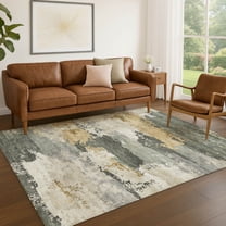 Addison Rugs Chantille Indoor/Outdoor Transitional Abstract Basil Machine Washable Rectangle Rug, 10' x 14'