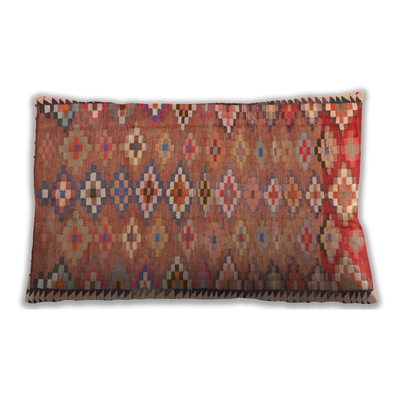Ahgly Company Indoor Rectangular Contemporary Lumbar Throw Pillow, 13 inch by 19 inch