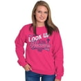 thumbnail image 3 of Look Up To The Heavens Religious Women Plus Size Crewneck Sweatshirt Brisco Brands 5X, 3 of 5