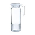 thumbnail image 2 of JZCHUNTOY Heat Resistant Glass Cold Water Pitcher, Thickened Durable Glass Pitcher, 37.2 OZ Beverage Container, Thermal Shock Resistant Jug for Iced Tea, Lemonade, Hot/Cold Drinks, Kitchen Daily Use, 2 of 6